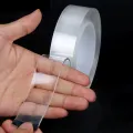 Double Sided Transparent 1MM/2MM  Heavy-Duty Nano Magic Tape (1Meter/2Meter) | Reusable, Washable & Traceless Double-Sided Adhesive. 