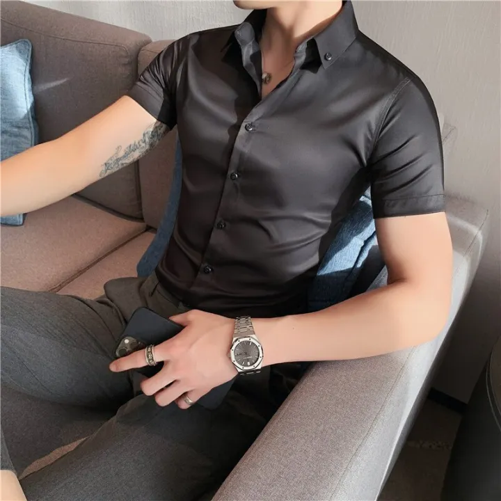 British%20Style%20Summer%20Solid%20Shirt%20Collections%20Men%20Clothing%202022%20All%20Match%20Slim%20Fit%20Business%20Formal%20Wear%20Dress%20Blouse%20Homme%20Casual%20-%20Image%206