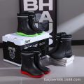 Baijiaer's new medium tube bundle mouth fashion water shoes for men and women waterproof and non-slip car wash fishing medium tube plastic rain boots. 