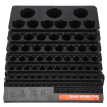Drill Bit Storage Box Milling Cutter Saving Space Drill Finishing Holder Organizer Case Box for Home DIY Woodworking Use.