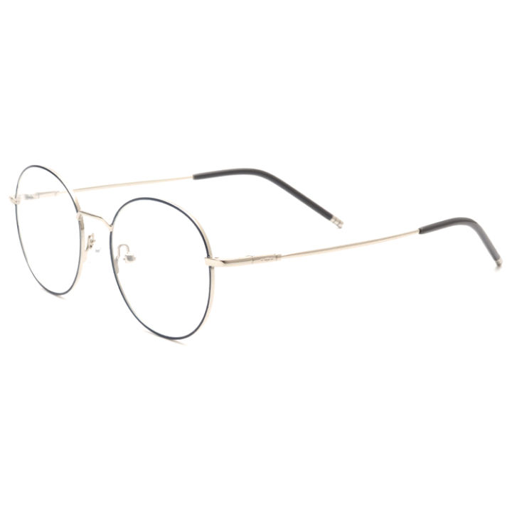 Round Metal optical frames Memory temples bridge medical eye glass smart glasses