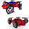 Friction Powered Push and Go Flying Car for Kids - Unbreakable Diecast Plastic car Toy, Flying Model Car with Moving Fans.