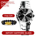 [ Gift for Men ] OPK Sports Watch for Men Buy 1 Take 1 Waterproof Tungsten Steel Quartz Watch with Bracelet. 