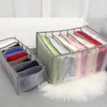 【Fashion】New Style Compartment Storage Box Closet Clothes Drawer Mesh Partition Pants Drawer Washable Household Storage 1Pcs. 