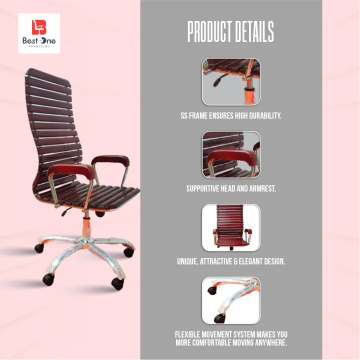 Best One Furniture Wooden Office Executive Chair - 006/D