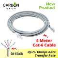 5 Meter Cat 6 Gigabit Ethernet Cable Network Patch Cord Cable LAN Adapter Internet Copper Twisted Wire LAN Cable Plug Connector for Laptop Mac PC WIFI CC Camera Smart TV Box Android. 