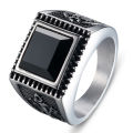New designs stainless steel ring with Rhinestone a lot for men.