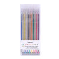 Glitter Gel Pen 1.0mm Metal Glitter Color Ballpoint Pen Paper Cardstock Diary Drawing Marking Coloring DIY Art.