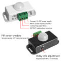 DC 12V 24V Adjustable PIR Motion Sensor IR Infrared Detector Light Switch Module BDM.