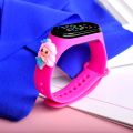 POYAN Kid Student Analog Digital Waterproof TPU 3D Doll Children Watch Cartoon Wrist Watch LED Digital Watch Princess Sports Watch. 