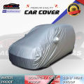 MITSUBISHI PAJERO/HIGH LANDER | TOYOTA PRADO / HILUX Waterproof Dustproof Lightweight Exterior Car Cover Car Body Cover  Silver Color CAR COVER. 