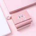 PU Leather Students Leisure Mini Wallet Cute.