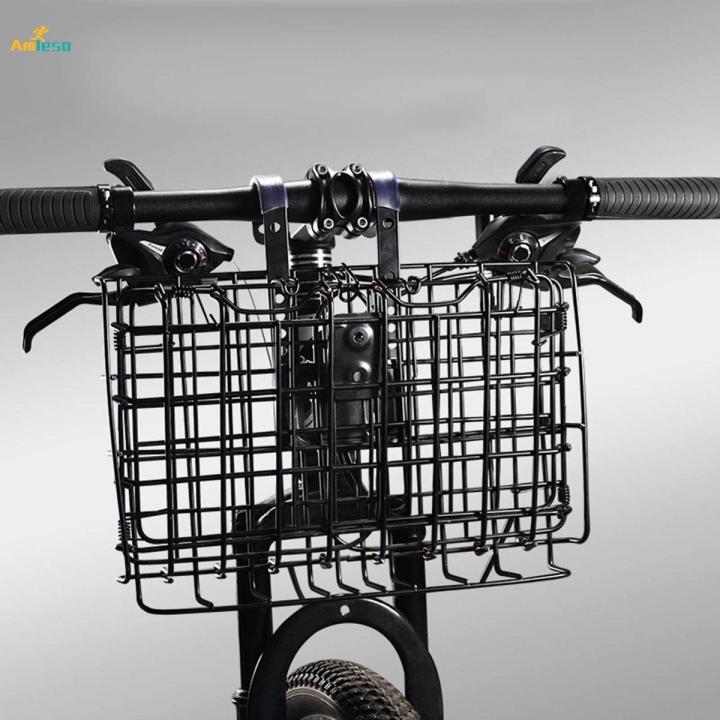 Mountain Bike Handlebar Colorful Bike Basket Folding Bike Front