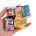 1Pcs 1:12 Dollhouse Miniature Bottles Cans Supermarket Toys DIY Decoration Accessories MJD. 