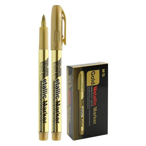 M&G Metallic Marker, gold | Daraz.com.bd