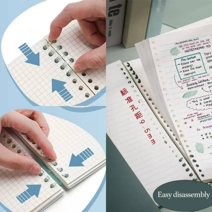 4Pcs%20New%20PP%20Loose-leaf%20Book%20Cover%20Colorful%20A4%20A5%20B5%20DIY%20Loose%20Leaf%20Notebook%20Binder%20Spiral%20Ring%20Transparent%20Office%20School%20Supplies%20-%20Image%203