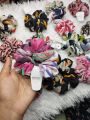 Scrunchie Hair Silk Band For Girls - 10 pcs.