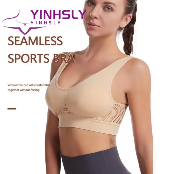 Sports%20Bra%20Shockproof%20Seamless%20Gather%20Mesh%20Back%20Fitness%20Bra%20-%20Image%208