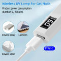 LINMANDA Portable Handheld Mini Nail Lamp For Gel Polish Quick Dry Flashlight Pen USB Nail Dryer Machine UV LED Nail Lamp. 