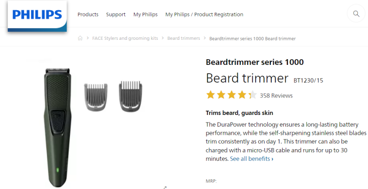 Philips%20BT1230/15%20Series-1000%202%20Clipper%20Hair%20and%20Beard%20Trimmer%20for%20men%20-%20Image%205