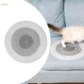 Cat Scratcher Mat Kitten for Small Medium Large Cats Ramie Cat Scratch Pad Gray.