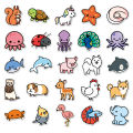 50 Cartoon Animal Doodles Personalized Cross Border Cute Kids DIY Skateboard Phone Case Suitcase Stickers Waterproof. 