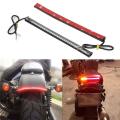 Graceful 2 pcs Motorcycle LED Tail Lights License Brake Turn Signal For Bobber Cafe Racer. 