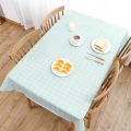 Plaid Print Table Cloth Waterproof Oilproof Kitchen Wedding Birthday Party Dining Table Cover Rectangle Home Decor Tablecloth.