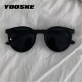 YOOSKE Round Sunglasses Women Brand Designer Vintage Small Sun Glasses Ladies Korean Style Shades Eyewear. 