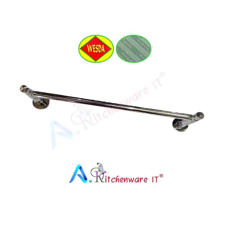 Premium - Stainless Steel 22 Inch Towel Rod/Towel Rods for Bathroom/Towel Bars/Hangers/Stands/Towel Holders/Bathroom Accessories (Chrome Finish)
