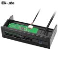 5.25 Internal USB 2 .0 Card Reader CF/XD/MS/M2/SD/TF Flash Memory PC Case Mesh Multifunction Front Panel w/ USB 3.0 Port. 