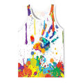3D Painting Graffiti Printed Tank Top Gym Clothing Men Summer Streetwear Basketball Vest Quick Drying Sleeveless Tshirt y2k Tops. 