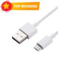 Micro USB (Type-B) Cable - White. 