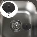 2x Kitchen Sink Stopper, Universal Garbage Disposal Plug Diameter 4.56cm-4.2cm, Bath Plug Sink Plug for Laundry Hotel, Tub Bathroom. 