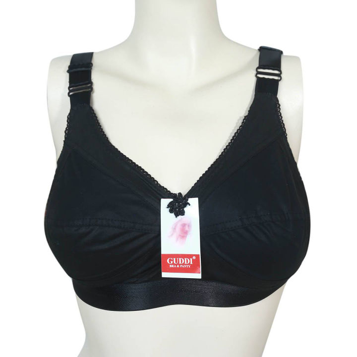 Bangladeshi Soft Cotton Guddi Bra - Non-Padded, Strong Hook, Sizes 32-44