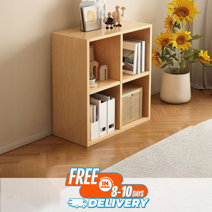 RK Engineered Wood 4 Layers Bookshelf Storage Cabinet Organizer Shelf ...