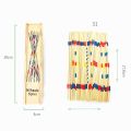 Educational Wooden Traditional Mikado Spiel Pick Up Sticks With Box Kids Funny Learning Game Classical Toys Gift.
