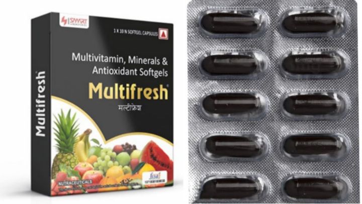 Multifresh Multivitamin, Minerals & Antioxidant 10 Capsules Indian