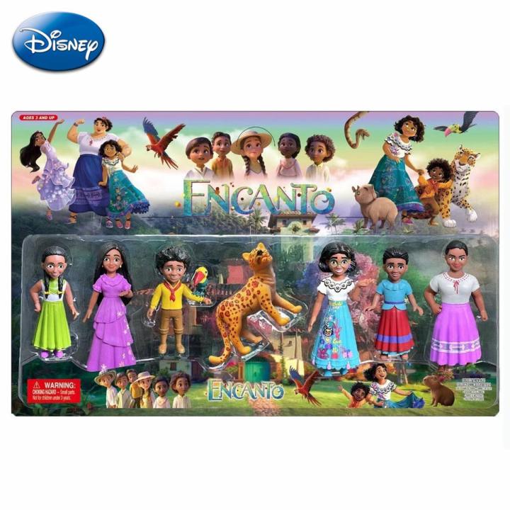 Anime Disney Movie Encanto Action Figure PVC Toy Mirabel Madrigal Doll Model Toy Birthday Cake Decoration Kids Christmas Gift