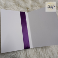 Ribbon design card/ handmade cards/ gift card.
