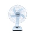 VISION Rechargeable Table Fan 14'' White With USB Charger - 900646 with Free Delivery. 