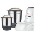 Bajaj Glory 500-Watt Mixer grinder with 3 Jars (White). 