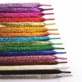 1 Pair Shiny Gold Silver Thread Shoelaces Glitter Flat Shoelaces Sparkly Bootlaces Colors Shimmering 110cm Shoe Laces Colored. 