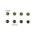 TALONGAMES Glass Mouse Feet Compatible With Universal Dots 8 Grain Customized Round Curved Edge Glass Skates jingu. 