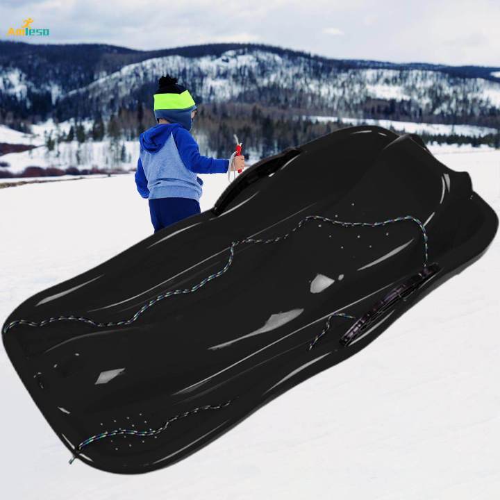 Toboggan%20Double%20Human%20Sleigh%20Sledding%20Kids%20Sledge%20Fun%20Toy%20Winter%20Snow%20Sled%20for%20Backyard%20-%20Image%202