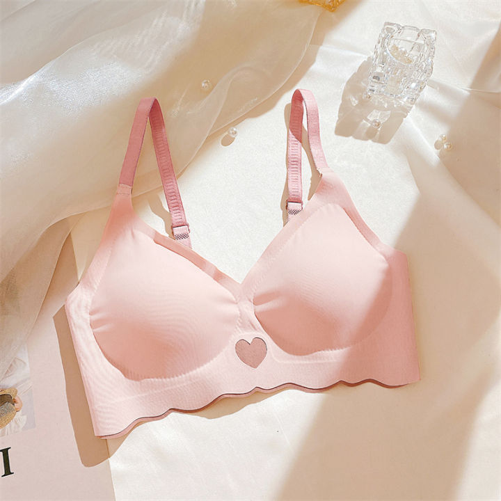 Push%20Up%20Bra%20for%20Women%20All%20Season%20Spandex%20Fabric%20Seamless%20Wireless%20Style%20Solid%20Color%20Adjustable%20Hook%20Closure%20-%20Image%202