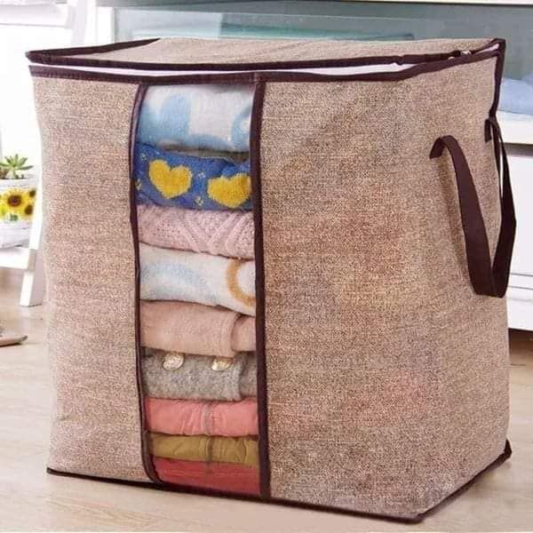 Non-woven%20Portable%20Clothes%20Storage%20Bag%20Organizer%20Closet%20Organizer%20For%20Pillow%20Quilt%20Blanket%20Bedding%20-%20Image%203
