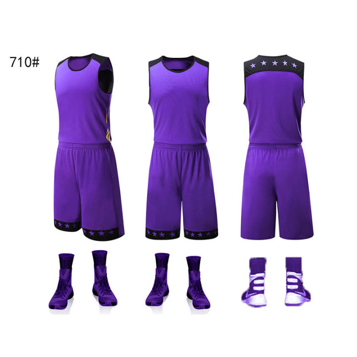 asketball form suit men's and women's single-layer double-sided jersey est children's training ching sports competition ching students