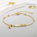 Hetian jade bamboo bracelet women's light luxury niche design exquisite 2023 new birthday Tanabata gift for girlfriend.