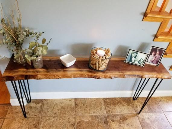 Live Edge Entryway Table/Sofa Table